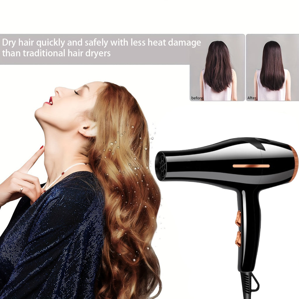 Morfone Multi-Function Hair Dryer Set with Comb and Diffuser Attachments Perfect for Home Travel and Business Trips