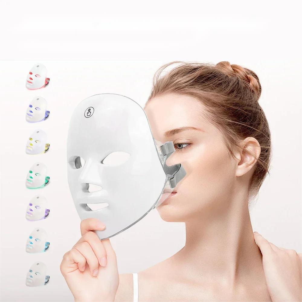 Morfone 7-Color Wireless Red Light Therapy Mask Home Skincare Beauty Device Holiday Gift