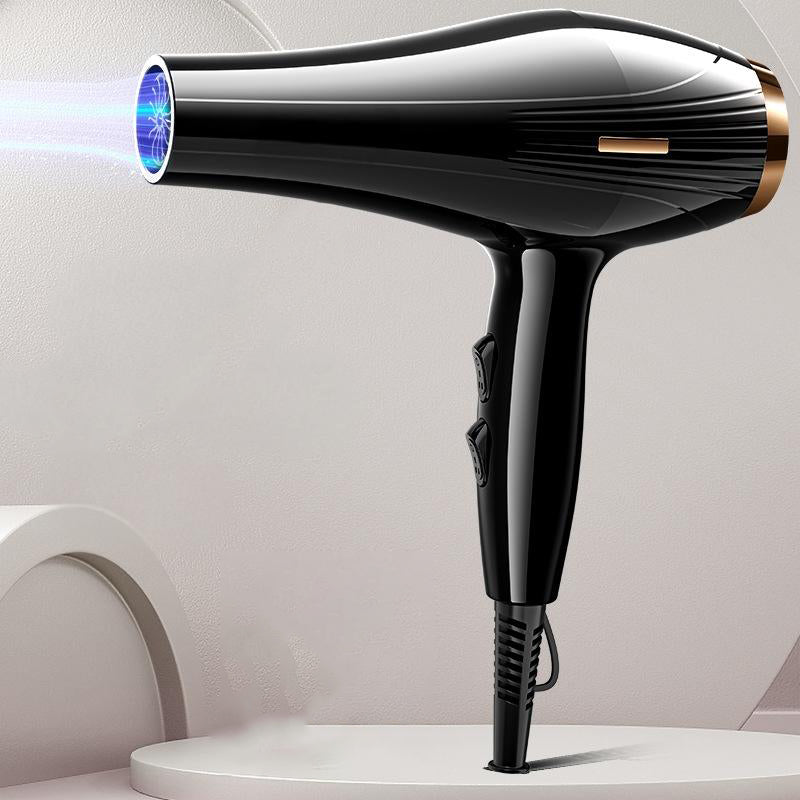 Morfone 12pcs-in-1 multi-function hair dryer with comb and hair clips, featuring high power and capable of both heating and cooling.