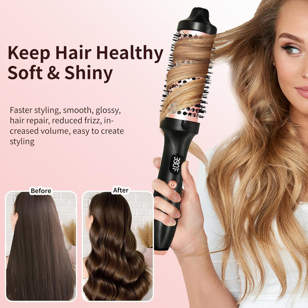 Morfone Ion Heating Curling Comb, 3 Temperature Settings, Effortlessly Create Natural Curls, Top Choice for Holiday Gifts