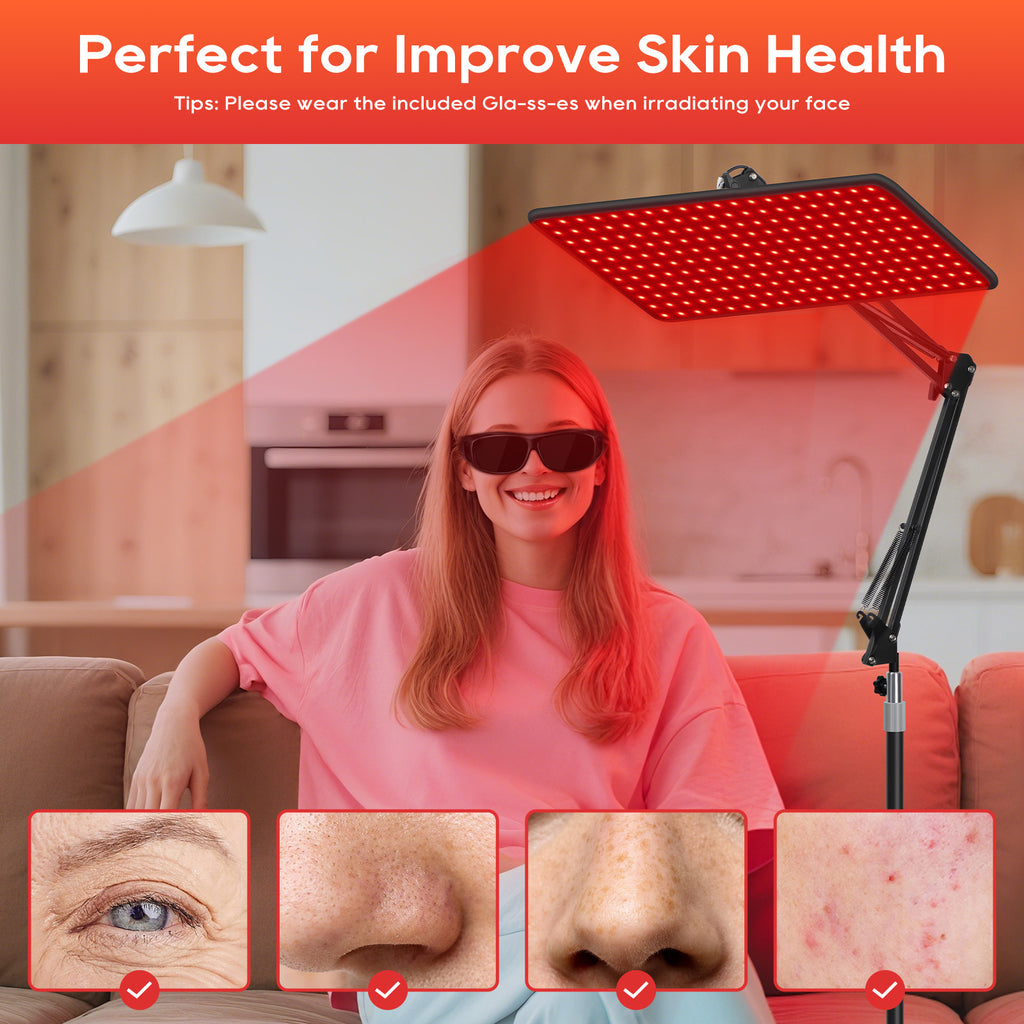 Morfone 200 LED Red Light Therapy Device with 660nm, 850nm, and 940nm Wavelengths. Ideal for body and facial care, making it the perfect gift choice