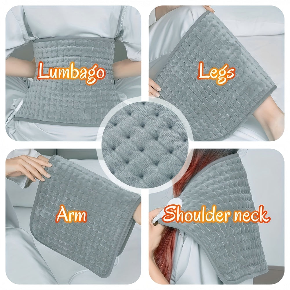 Morfone Relieves muscle aches, back discomfort, and menstrual cramps. Soft, skin-friendly heating pad, 23 inches, gray, 1 piece