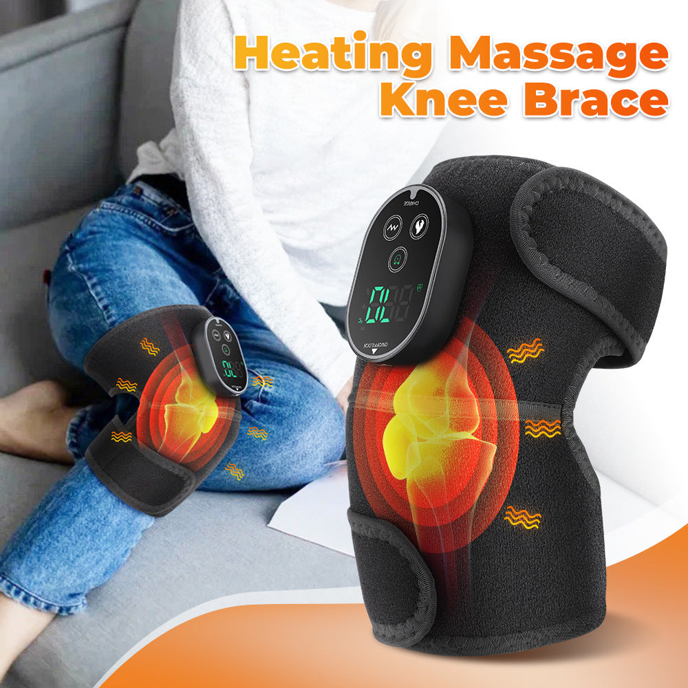 Morfone Cordless Knee Massager Heated Knee Brace with 6 Heat Levels & 3 Vibration  3 Timer