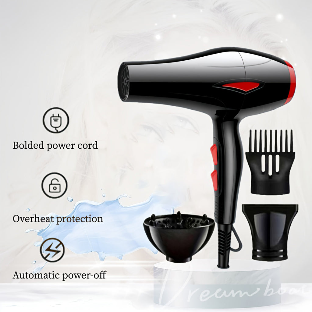 Morfone 2 Speed Hair Dryer with Accessories and Cool Air Button for Home Use