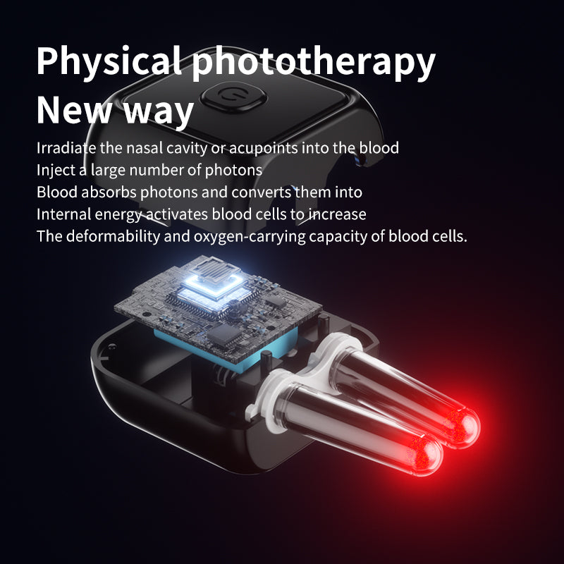Morfone 3-Speed Portable Infrared Nasal Therapy Device Red Light Nasal Decongestant