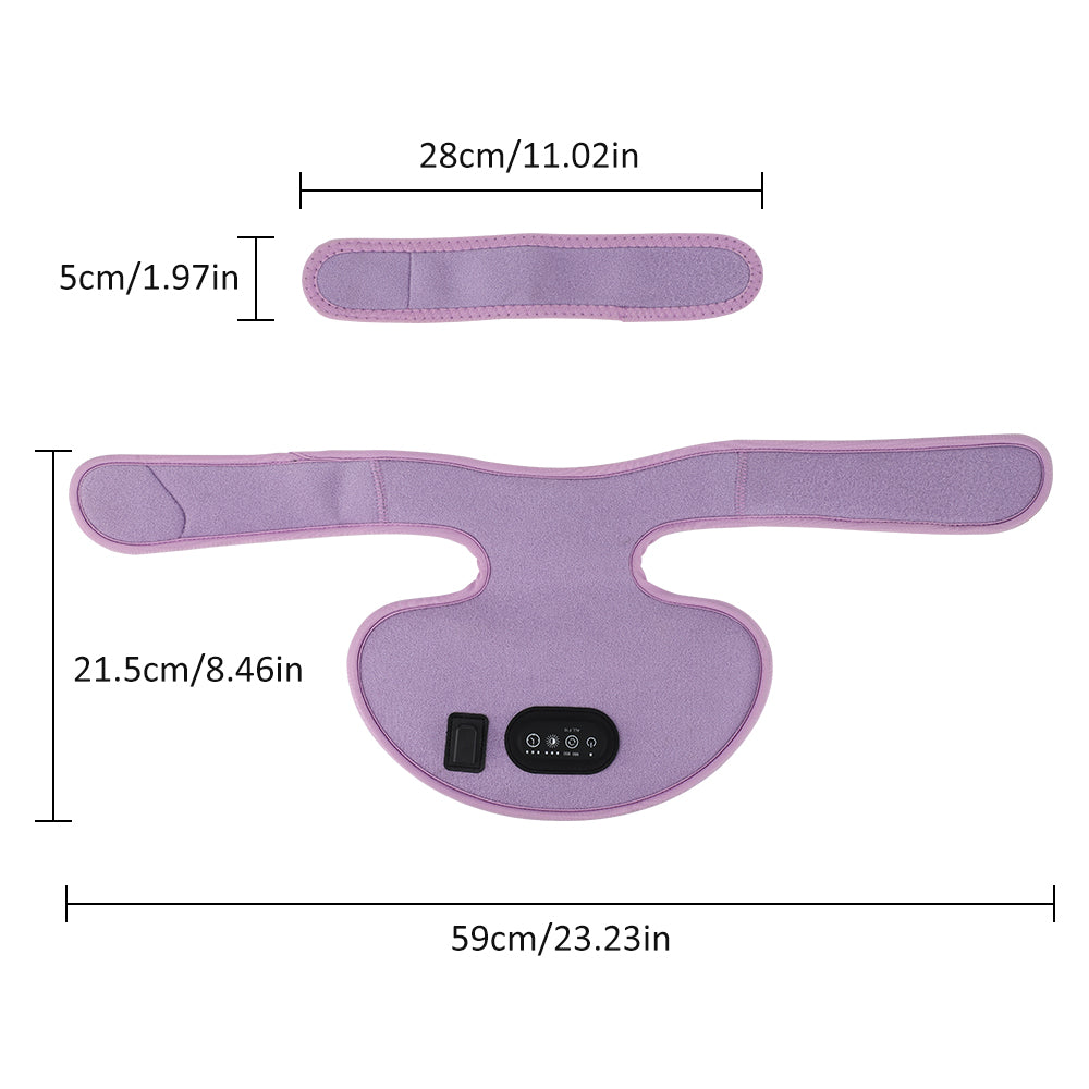 Morfone 72 LED 660nm+850nm near infrared Red Light Therapy Portable Wrap for Neck Pain Relief