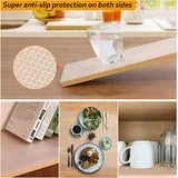 Aisutha Shelf Liner Cabinet Liner, Non Adhesive Drawer Liner, Washable 12 Inch x 10 FT(120 Inch) Waterproof Durable Non-Slip Shelf Liner for Kitchen, Drawer, Refrigerator