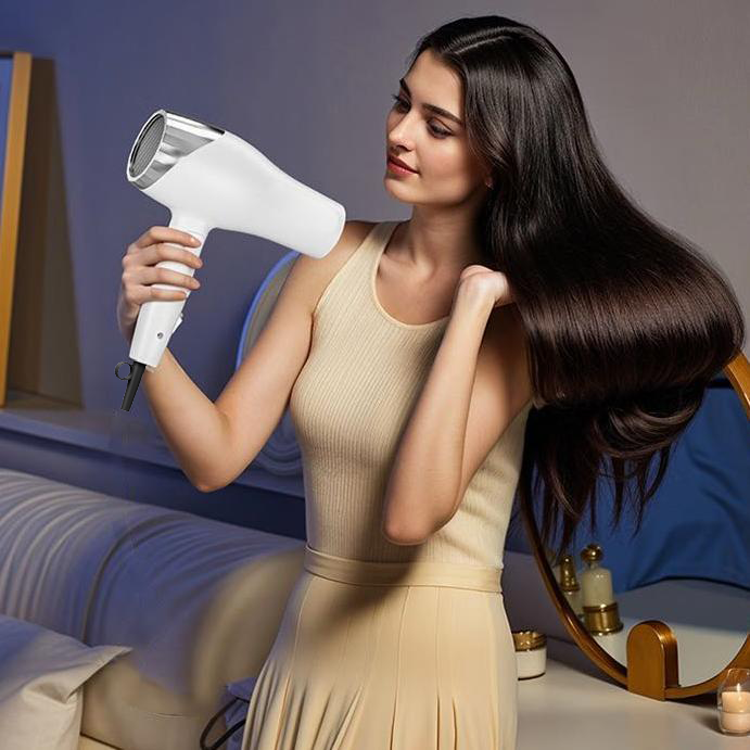 Morfone Foldable portable home/ travel/duty station hair dryer set, a hair care tool set with comb and hair dryer nozzle clips