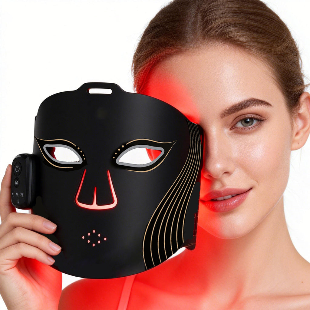 Morfone 2000mAh 660nm 850nm Red Light Therapy Device Wireless LED Face Therapy Device with Remote Control