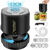 Anoak Mason Jar Vacuum Sealer,Electric Mason Jar Sealer Vacuum Sealing Kit for Canning,Vacuum Sealer for Mason Canning Jars with Can Opener,Regular and Wide Mouth Mason Jar Lids