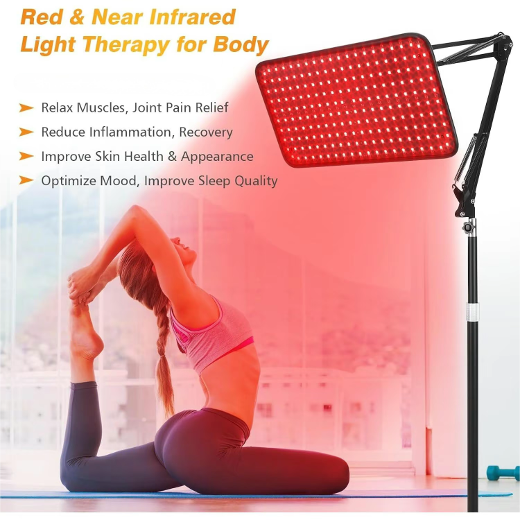 Morfone 120 or 200 light bulbs infrared red light therapy device suitable for body and face. Suitable for home use