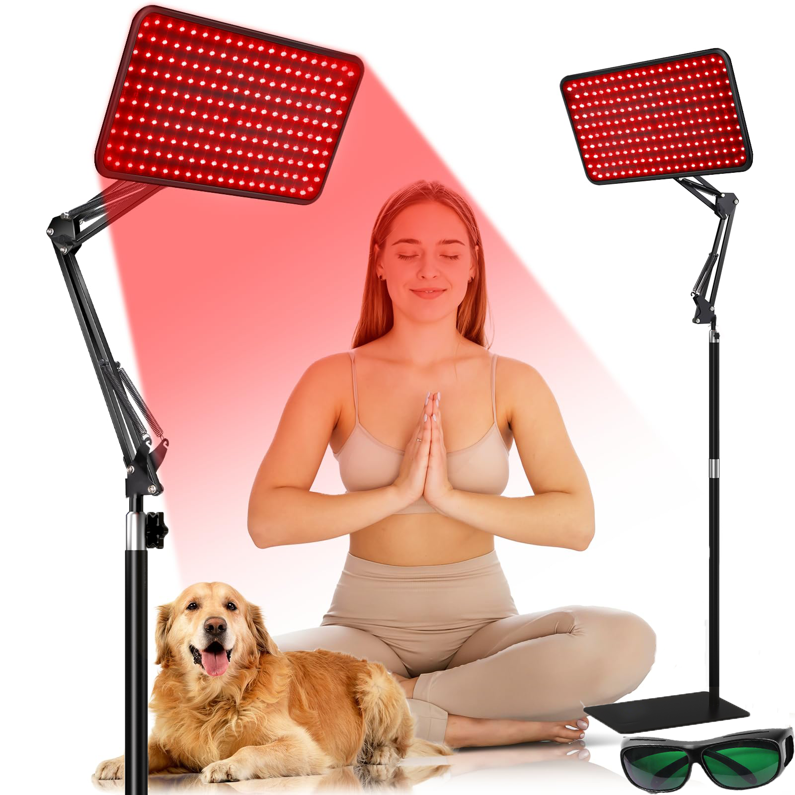 Morfone 120 or 200 light bulbs infrared red light therapy device, suitable for body and face. Suitable for home use, it is the best gift choice