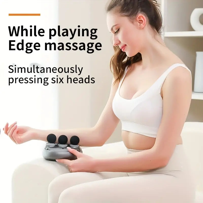 Morfone 6-Head Muscle and Fascia Massage Gun Full Body Electric Massager Relieves Muscle Soreness Perfect Gift Choice