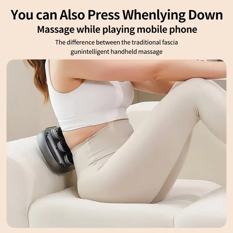 Morfone 6-Head Muscle and Fascia Massage Gun Full Body Electric Massager Relieves Muscle Soreness Perfect Gift Choice