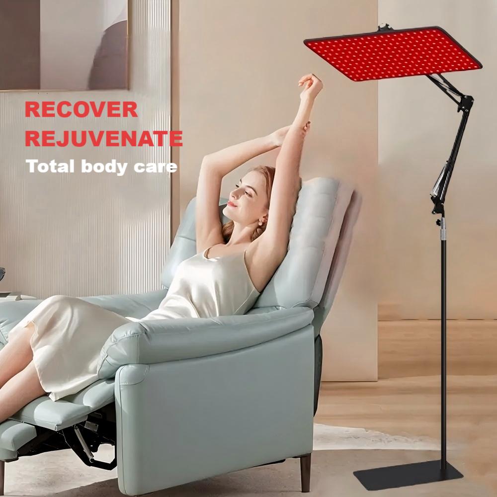 Morfone 120 or 200 light bulbs infrared red light therapy device suitable for body and face. Suitable for home use