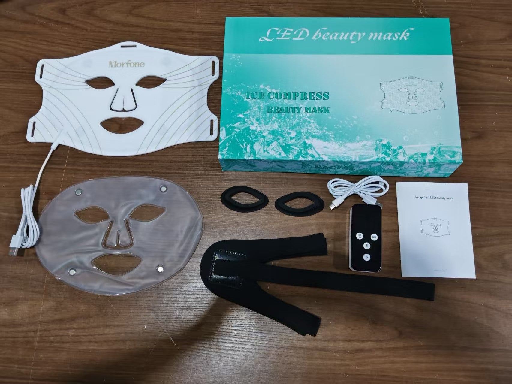 Morfone 276 LED 850nm NIR Red Light Therapy Mask 4 Modes LED Face Therapy Mask with Cooling Function