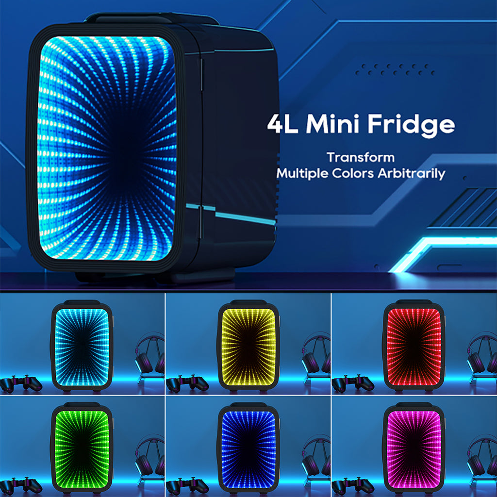 Morfone 4L  Control Cool Warm Car Home and Camping Mini Fridge for  Summer