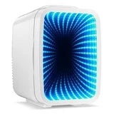 Mini Fridge, Small Fridge Rapid Cooling 4 Liter/6 Cans Skincare Fridge, Cooler and Warmer Refrigerators for Bedroom, Cosmetics, Office and Car