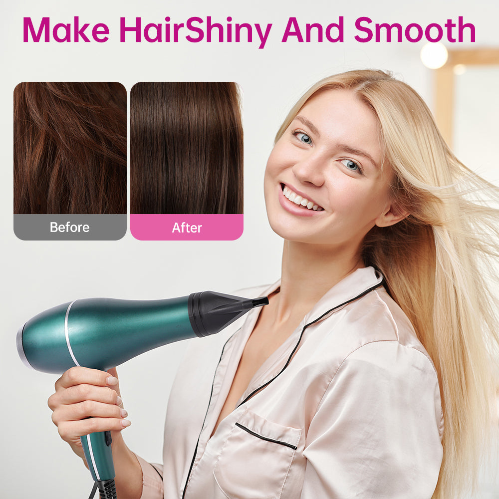 Morfone 12pcs-in-1 Hair Drying Set - Hair Dryer. Quickly dries hair - Compact and portable, suitable for the whole family - Gift set