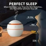 Anoak Mini Humidifier, Colorful Cool Small Humidifier,USB Personal Desktop Humidifier for Car, Office Room, Bedroom, 7 colors,Super Quiet