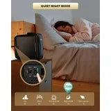 Aisutha Mini Fridge, Small Fridge Rapid Cooling 4 Liter/6 Cans Skincare Fridge, Cooler and Warmer Refrigerators for Bedroom, Cosmetics, Office and Car (Black)