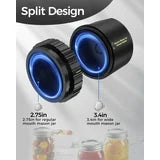 Anoak Mason Jar Vacuum Sealer,Electric Mason Jar Sealer Vacuum Sealing Kit for Canning,Vacuum Sealer for Mason Canning Jars with Can Opener,Regular and Wide Mouth Mason Jar Lids