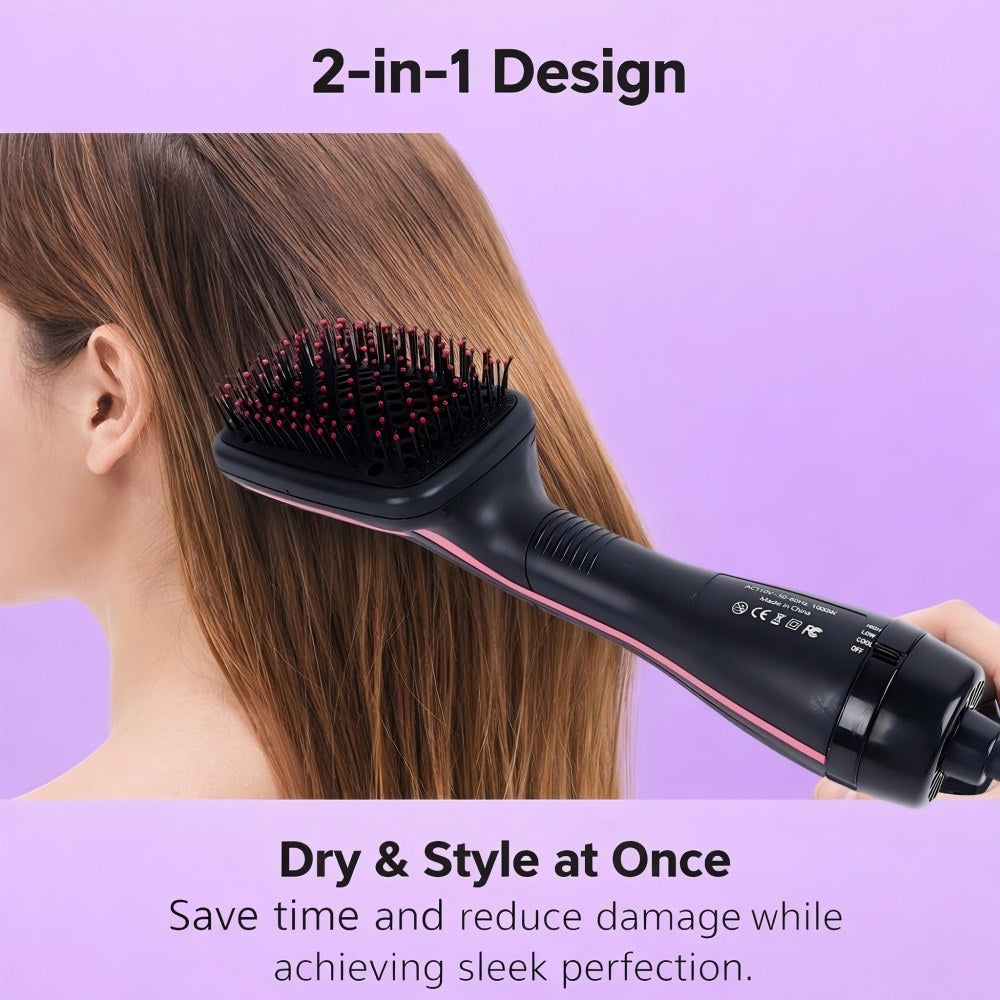 Morfone 3-in-1 Blow Dryer Comb Dries and Smoothes Hair in One Step Negative Ion Hot Air Styling Comb