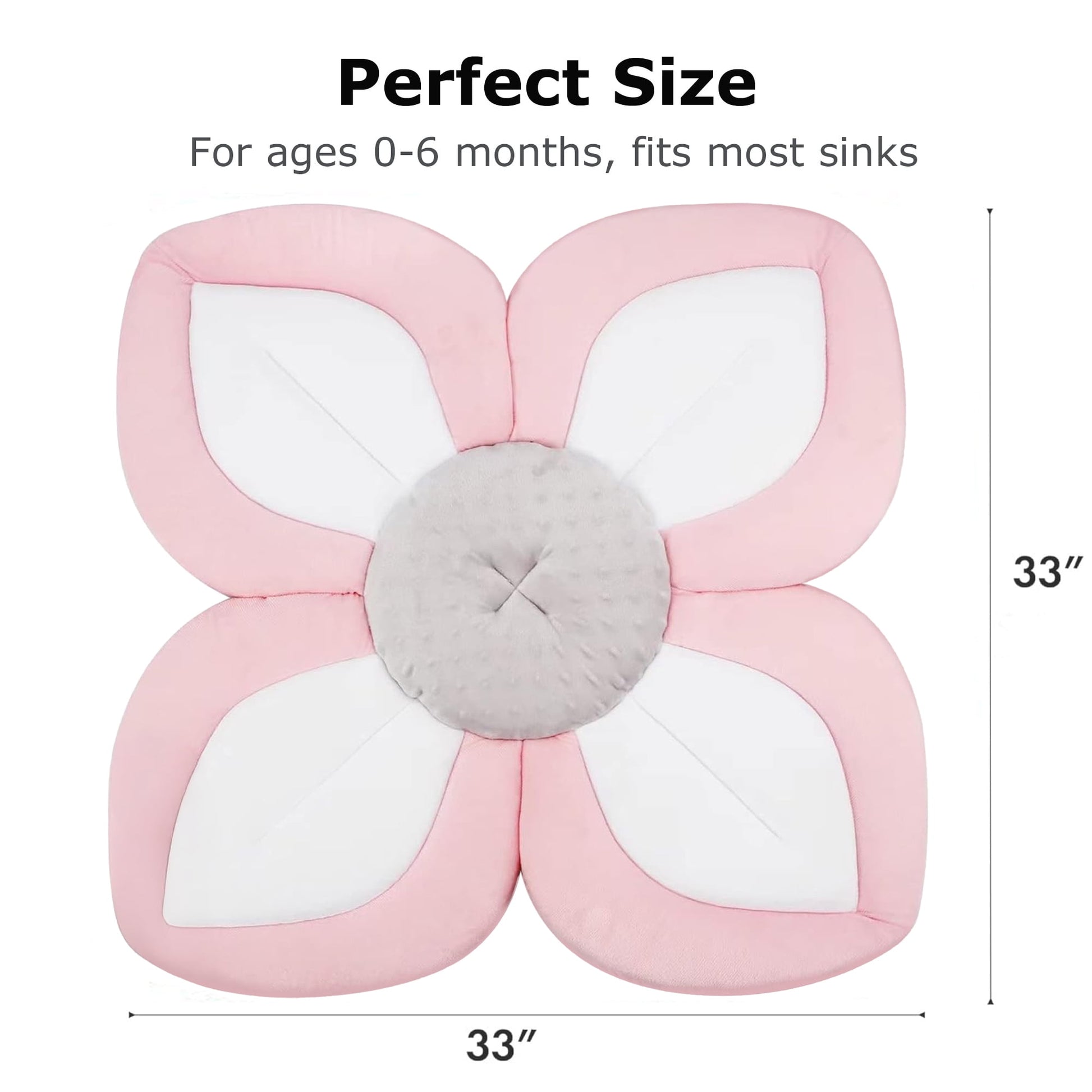 Morfone Baby Bath Seat, Baby Bathtub Pad for Newborn Infants to Toddler 0 to 6 Months and up