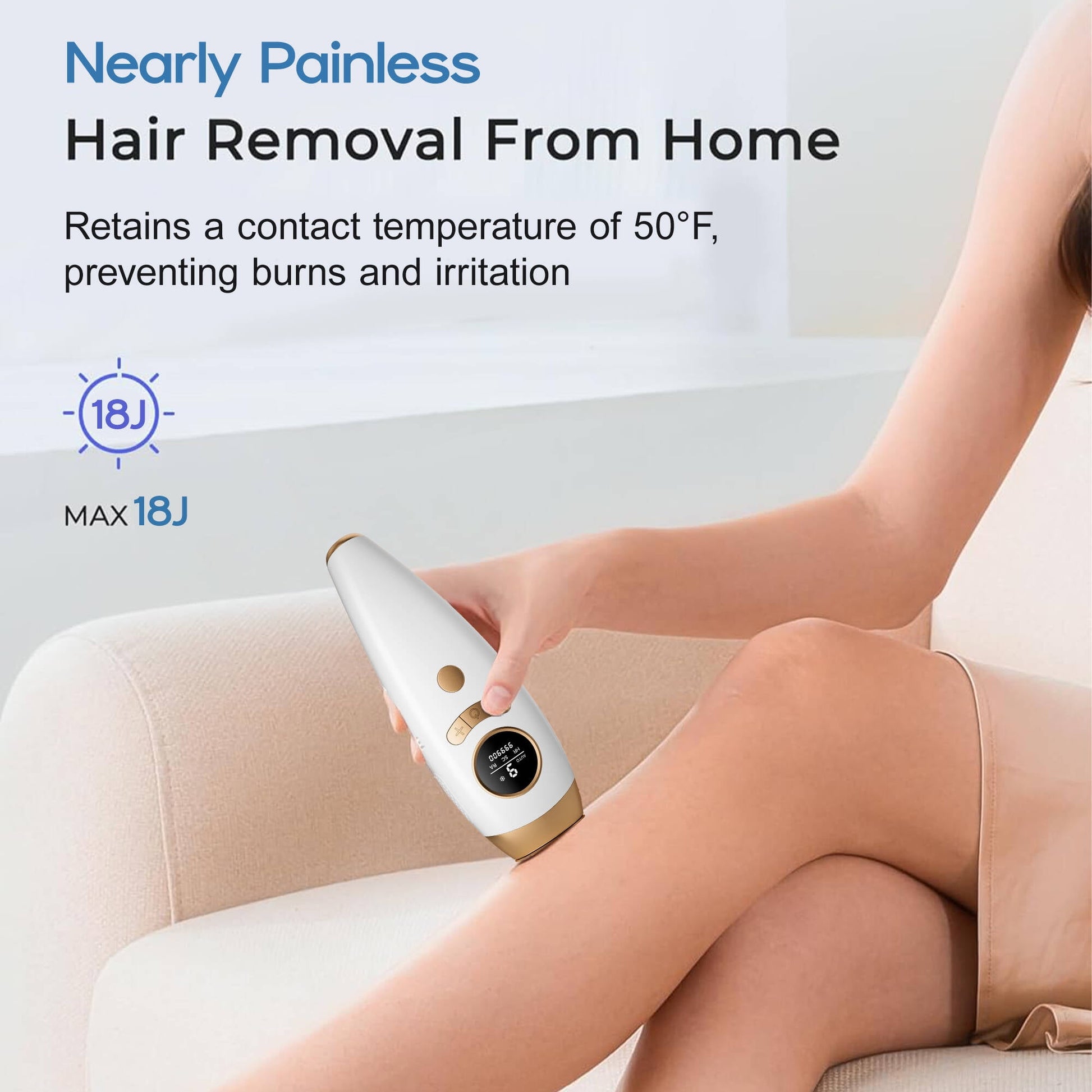 Morfone Laser Hair Removal for Women and Men ,3 in 1 IPL Hair Removal Device with 9 Energy Levels, 999,900 Flashes, 2 Modes, Hair Remover for Armpits Back Legs Arms Bikini Line