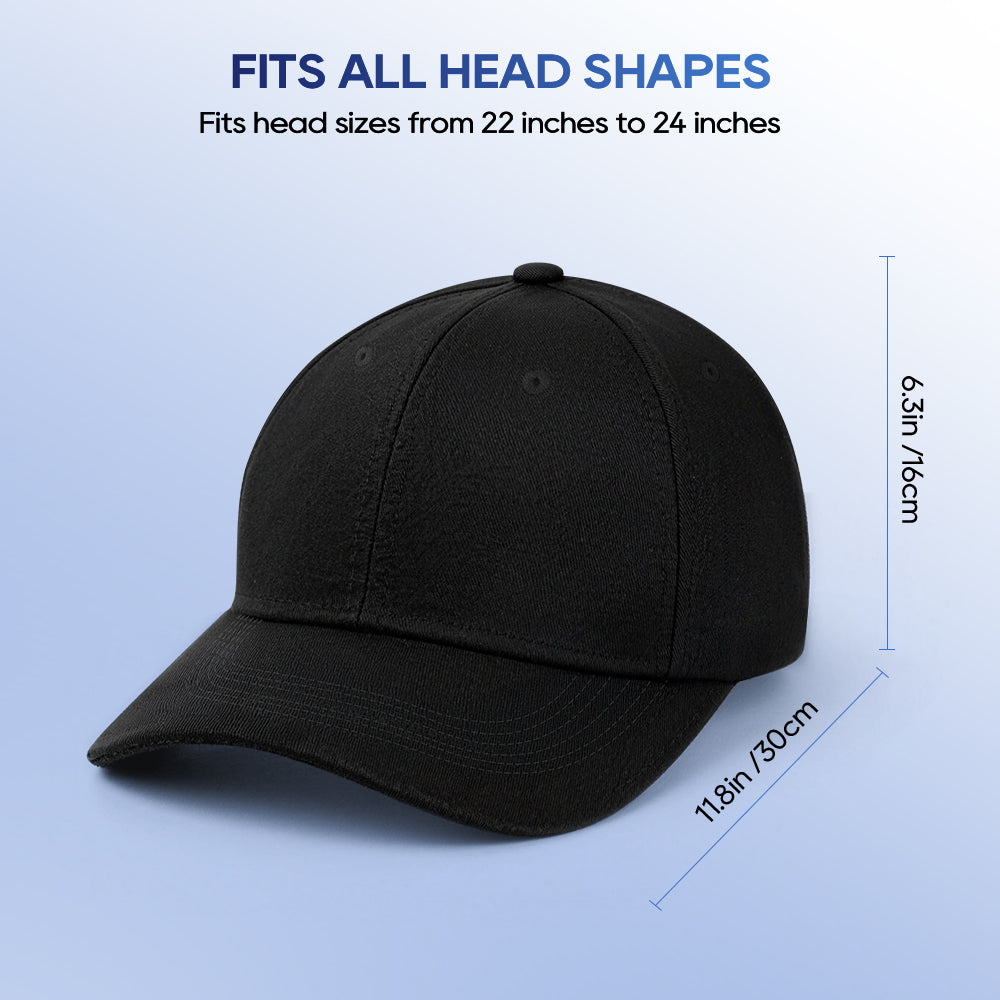 Morfone 56-LED Red Light Therapy Cap, Portable Black Design for Home or Travel Use, Rapidly Promotes Hair Health and Growth