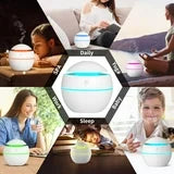 Anoak Mini Humidifier, Colorful Cool Small Humidifier,USB Personal Desktop Humidifier for Car, Office Room, Bedroom, 7 colors,Super Quiet