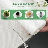 Aisutha Shelf Liner Cabinet Liner, Non Adhesive Drawer Liner, Washable 12 Inch x 10 FT(120 Inch) Waterproof Durable Non-Slip Shelf Liner for Kitchen, Drawer, Refrigerator