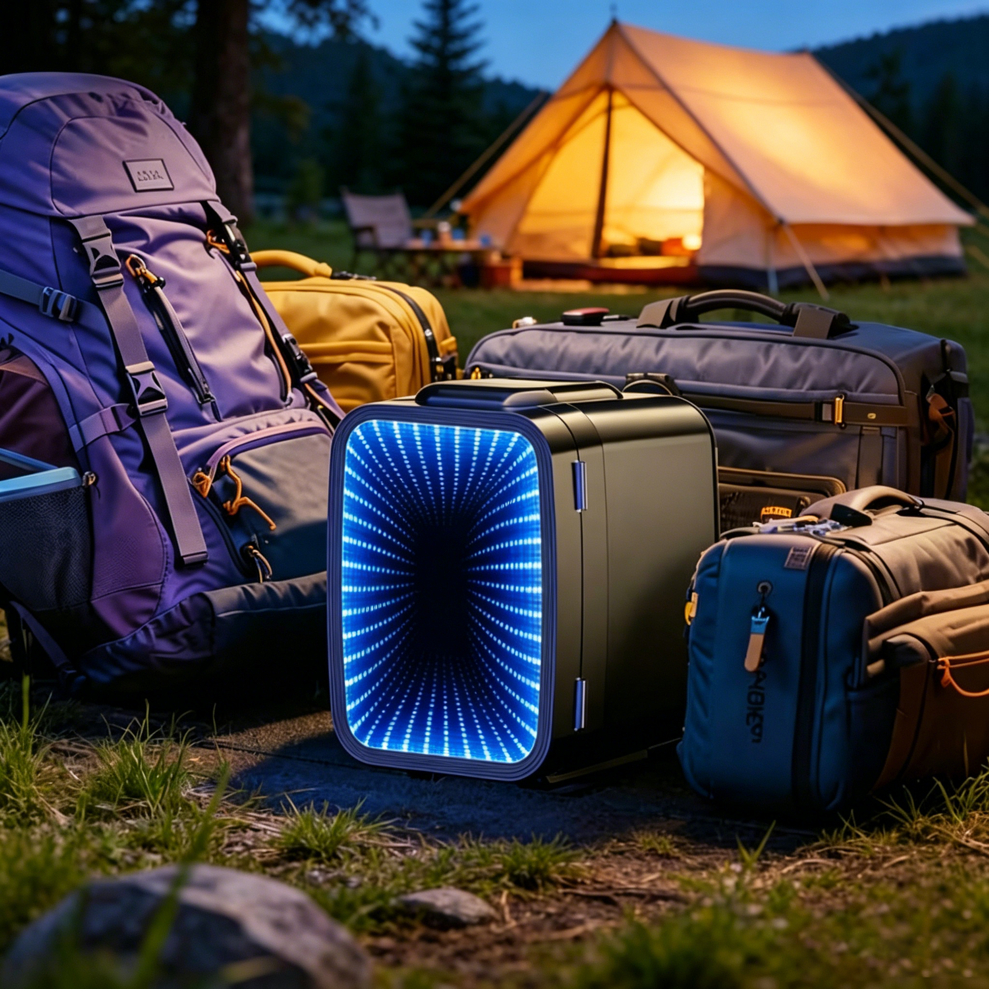 Morfone 4L  Control Cool Warm Car Home and Camping Mini Fridge for  Summer