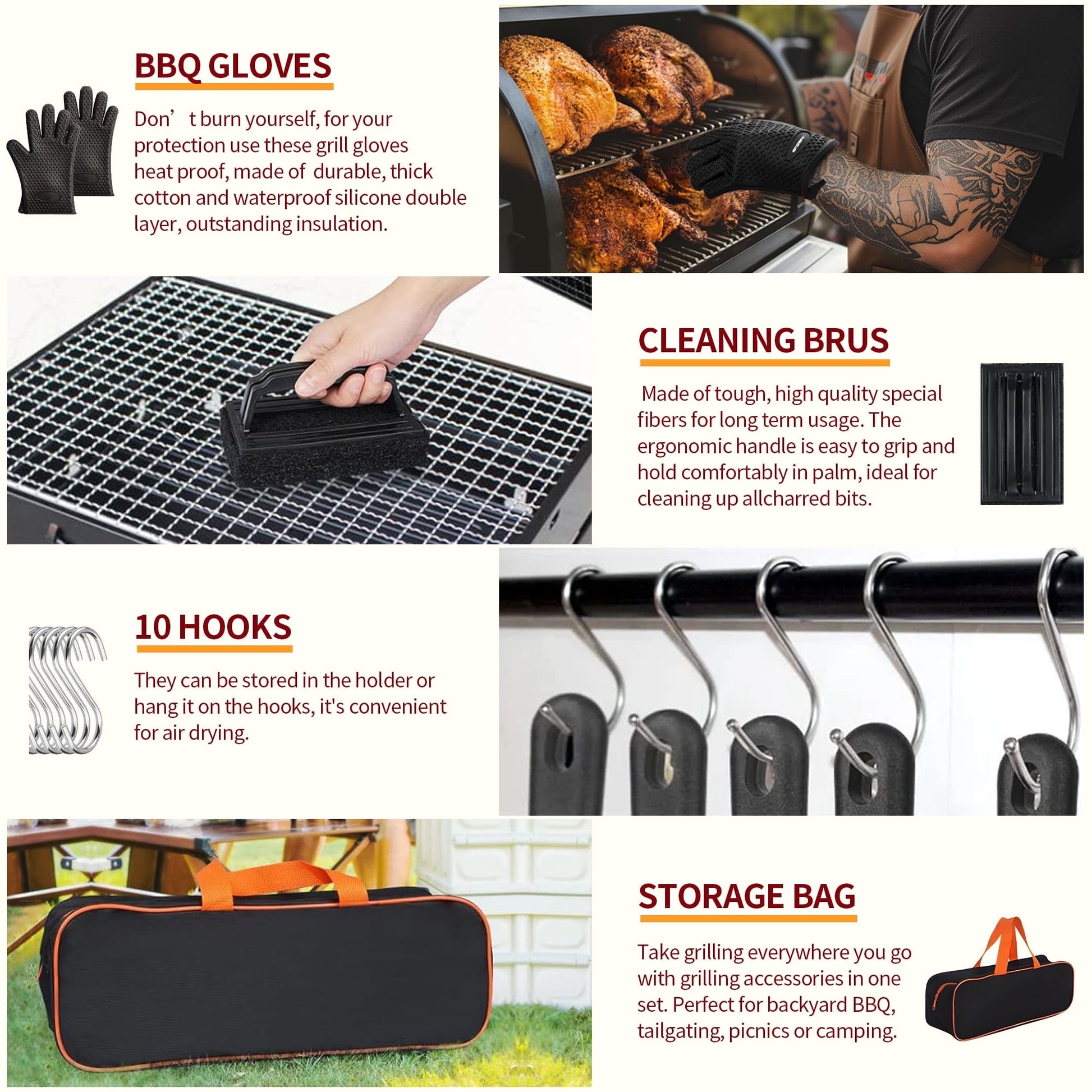 Morfone 137PCS Griddle Accessories Kit, Flat Top Grill Accessories Set for Blackstone and Camp Chef, Professional Stainless Steel Grill Tools Set for Men Women Outdoor BBQ and Camping