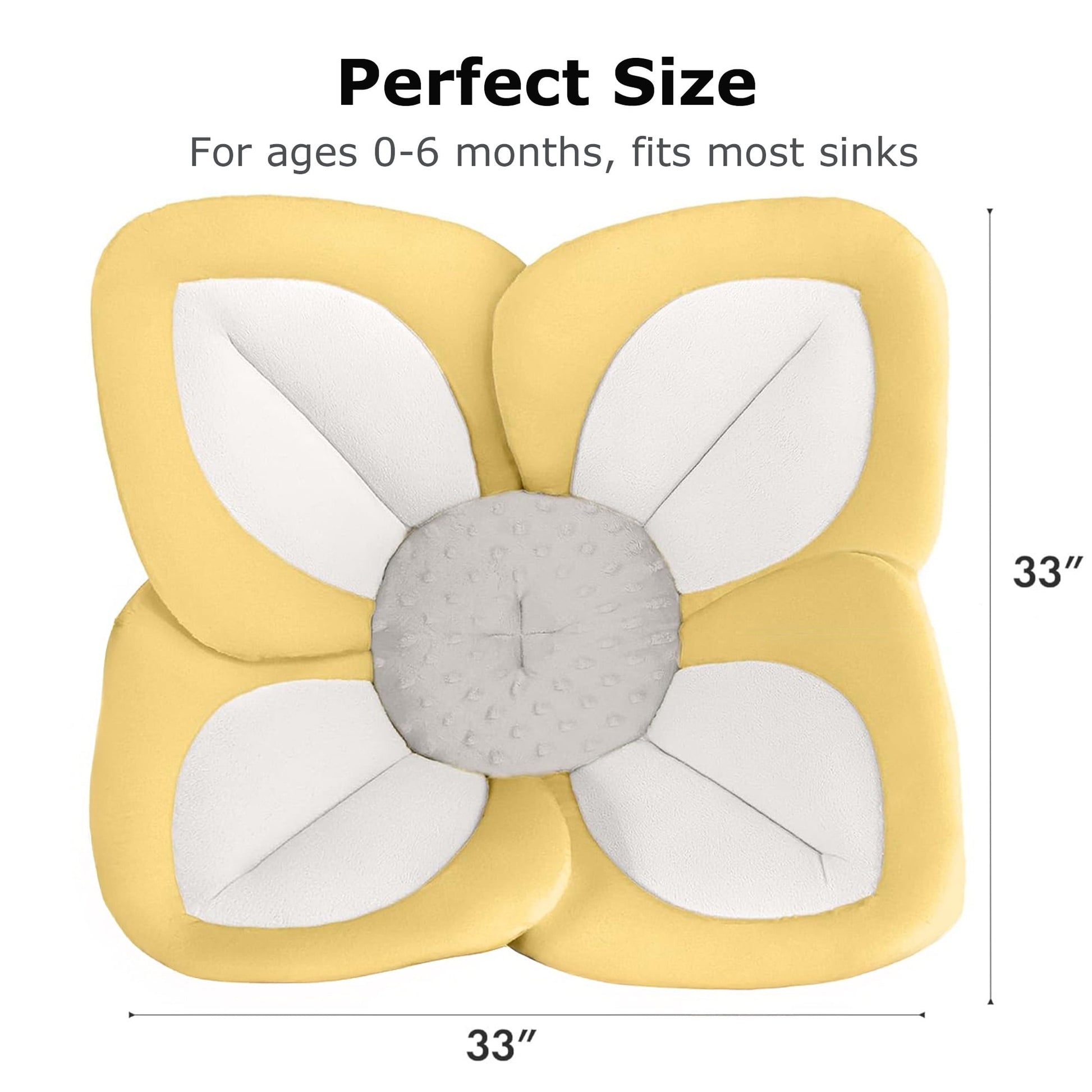 Morfone Baby Bath Seat, Baby Bathtub Pad for Newborn Infants to Toddler 0 to 6 Months and up