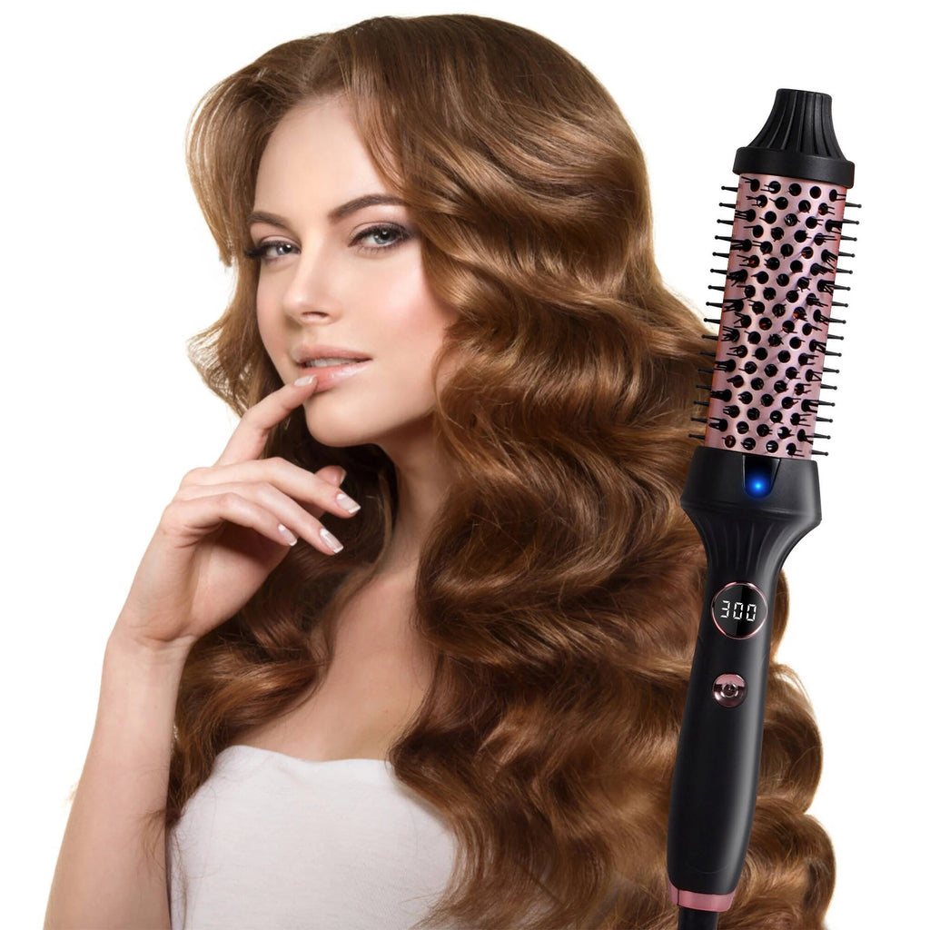 Morfone Ion Heating Curling Comb, 3 Temperature Settings, Effortlessly Create Natural Curls, Top Choice for Holiday Gifts