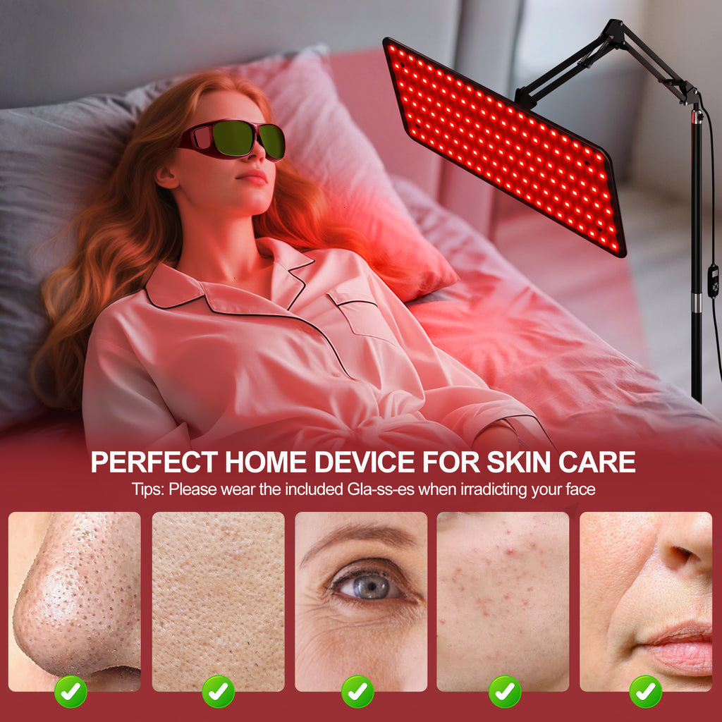 Morfone 120 LED 660nm+850nm+940nm Near Infrared Light Therapy Device Home Use Red Light Therapy Panel