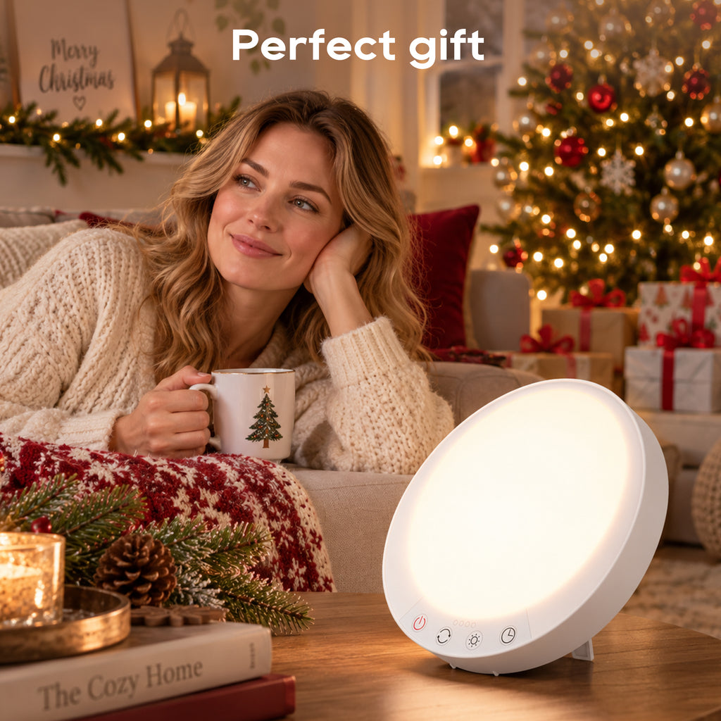 Morfone 10,000 Lux Uv-Free Sun Lamp, Full-Spectrum Happy Light Therapy Lamp For Seasonal Sad Relief And Winter Light Therapy