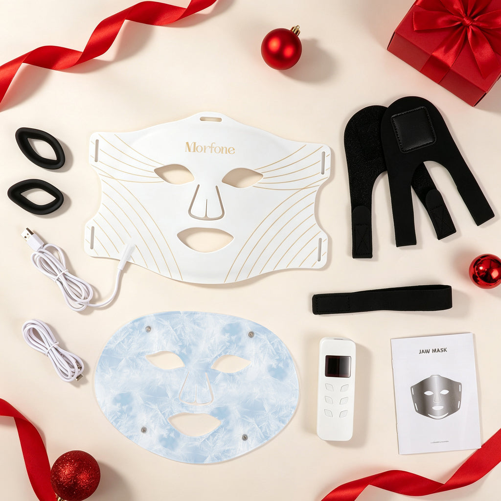 Morfone 276 LED 850nm NIR Red Light Therapy Mask 4 Modes LED Face Therapy Mask with Cooling Function