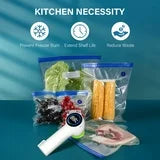 Anoak Handheld Vacuum Sealer Portable & Cordless Vacuum Sealer Kit with Vacuum Bags Powerful Suction Vacuum Pump for Food Storage and Inflatable Balls