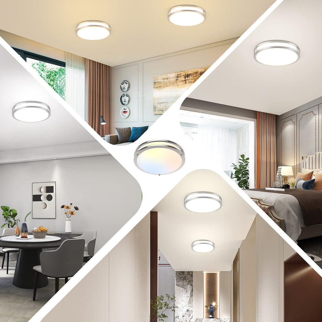 36W LED Ceiling Lights 3600lm Super Bright, Flush Mount Light Fixtures