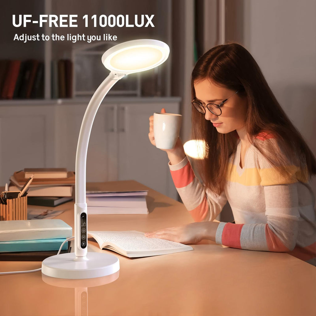 Morfone 10 Light Full Spectrum Therapy Lamp with APP Control High CRI LED Light Therapy Floor Lamp