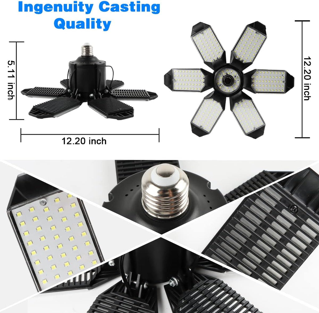 Garage Lights - 32000LM LED Garage Ceiling Lights 6500K Daylight
