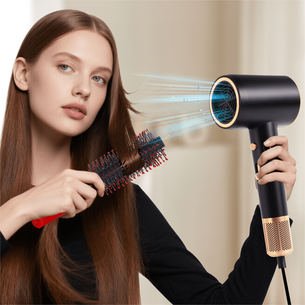 Morfone Hair Dryer, High-Speed Professional Ionic Blow Dryer with Hair Diffuser for Women & Men, White