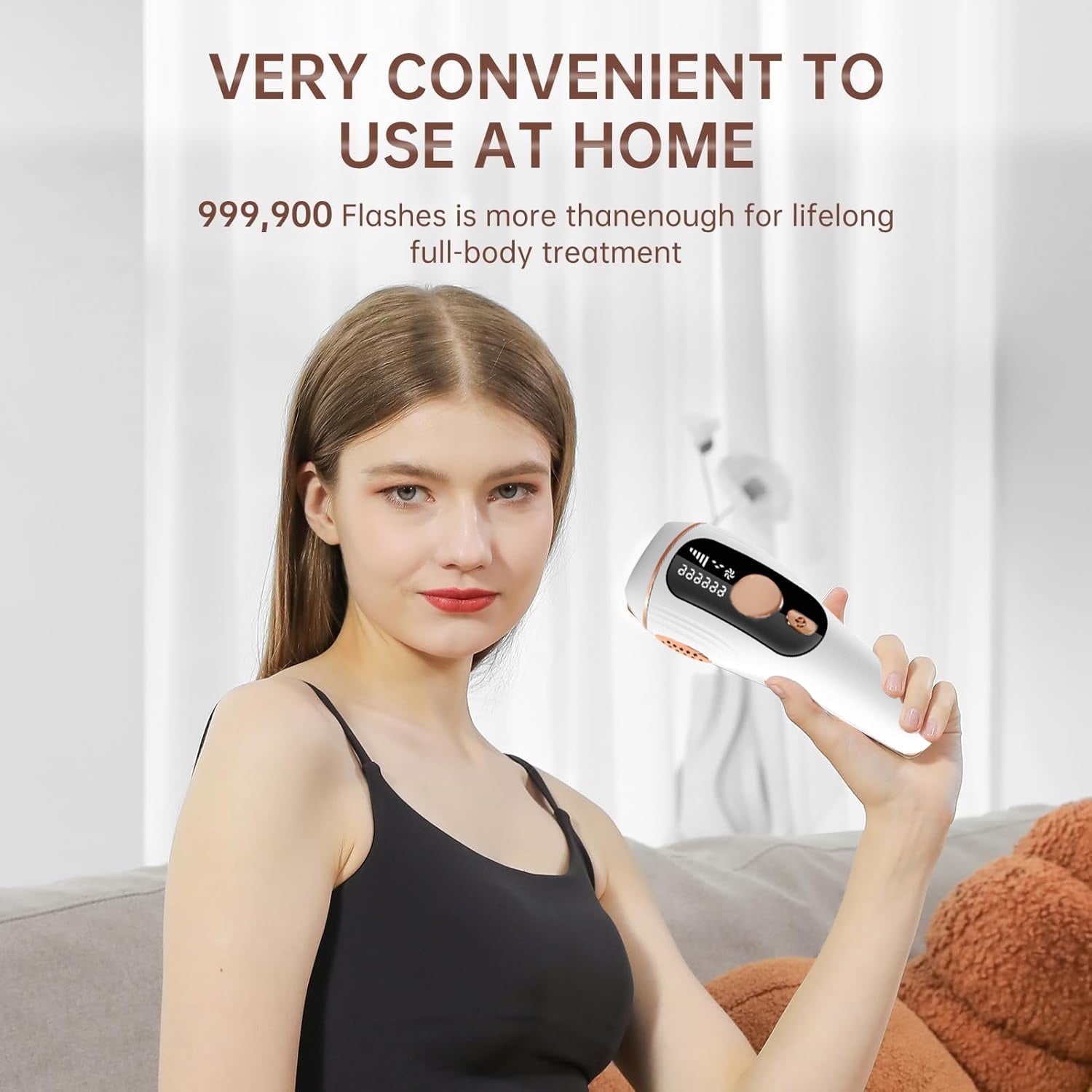 Morfone IPL Hair Removal, Laser Hair Removal Permanent for Women and Men, 999999 Flashes at Home Hair Removal Device for Facial Legs Arms Whole Body Treatment