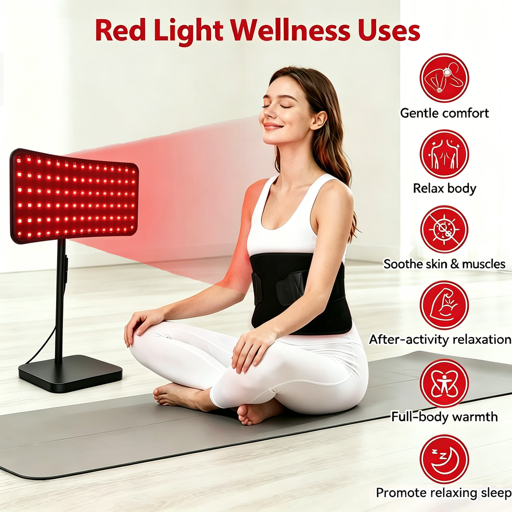 Morfone Three Wavelength Infrared Light Therapy Lamp with 5 brightness settings and a timer function