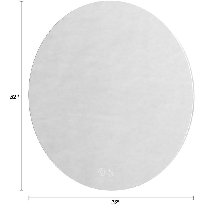 Anoak Round Black Mirror, 30 Inch Circle Black Mirror, Metal Frame Round Wall Mounted Mirrors for Bathroom, Living Room, Bedroom, Entryway, Vanity