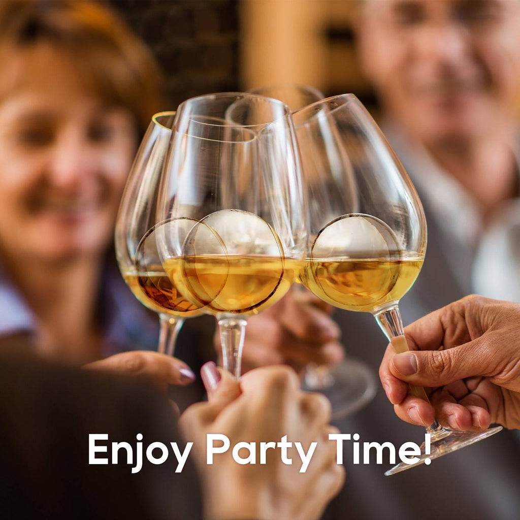 ACMETOP 4-Cavity Clear Ice Ball Maker – 2-Inch Large Crystal Ice Sphere Mold for Whiskey, Bourbon, Cocktails – Gift for Men, Dad, Boyfriend