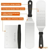 Aisutha 34PCS Griddle Accessories Kit, Flat Top Grill Accessories Set for Blackstone and Camp Chef, Grill Spatula Set with Enlarged Spatulas, Basting Cover, Scraper for Outdoor Barbecue