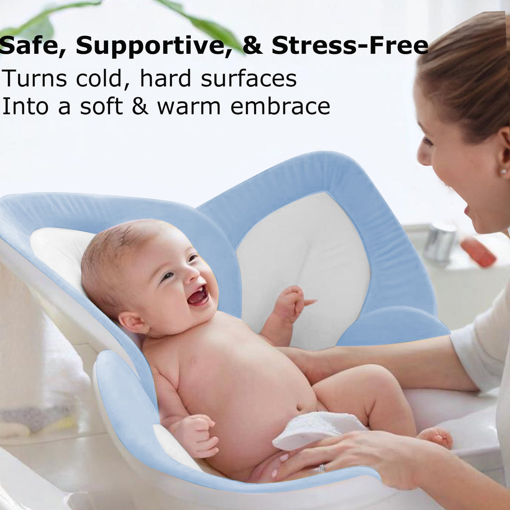Morfone Baby Bath Seat, Baby Bathtub Pad for Newborn Infants to Toddler 0 to 6 Months and up